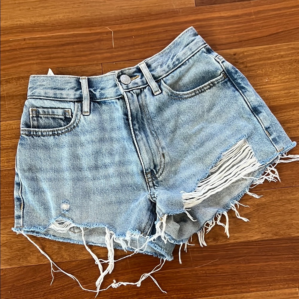 Pacsun vintage distressed high rise shorts